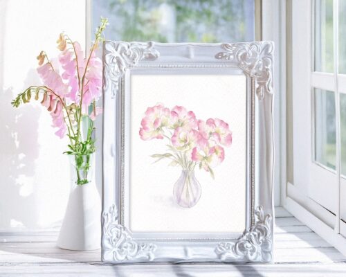 Blooms & Bouquets Watercolor Class - 6 Painting Projects